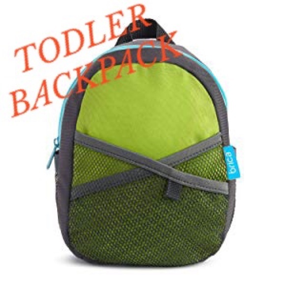 BRICA Other - BRICA NYLON/MESH GREY LIME GREEN TODLER BACKPACK